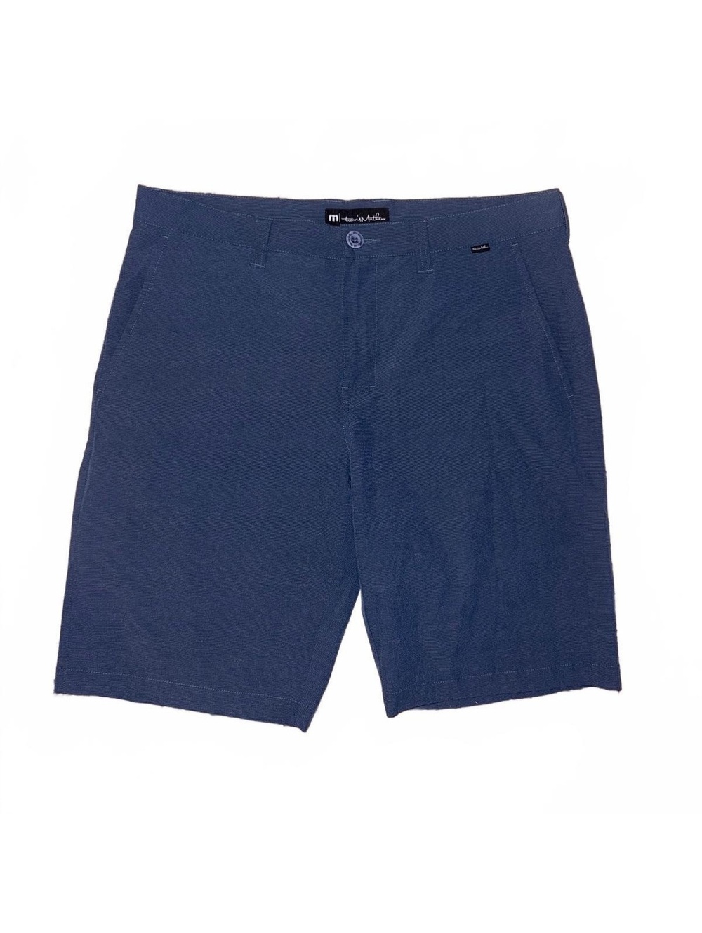 TravisMathew Men’s Size 34 Navy Blue Stretch Golf Shorts